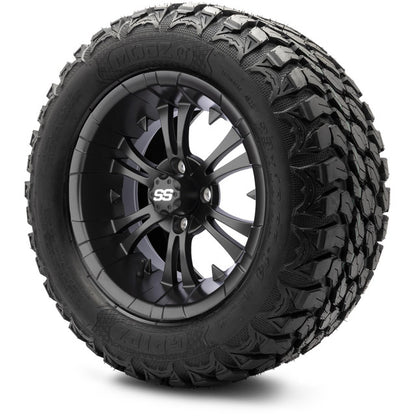 14" MODZ Vampire Matte Black - Tire and Wheel Combo