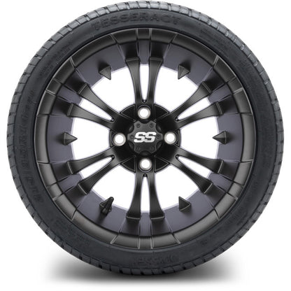 14" MODZ Vampire Matte Black - Tire and Wheel Combo
