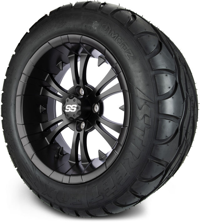 14" MODZ Vampire Matte Black - Tire and Wheel Combo