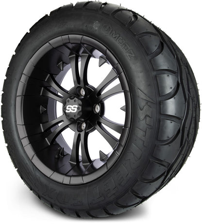 14" MODZ Vampire Matte Black - Tire and Wheel Combo