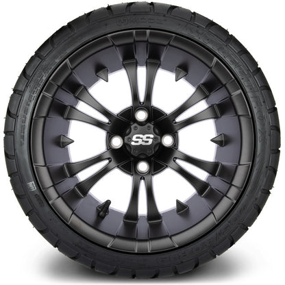 14" MODZ Vampire Matte Black - Tire and Wheel Combo