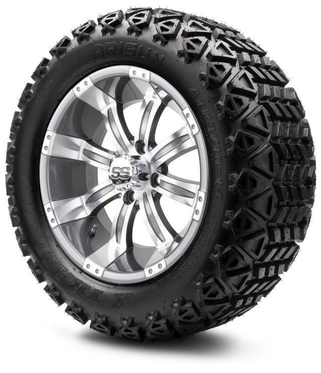 14" MODZ Tempest Gunmetal - Tire and Wheel Combo