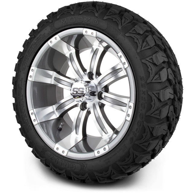 14" MODZ Tempest Gunmetal - Tire and Wheel Combo