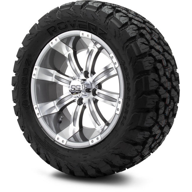 14" MODZ Tempest Gunmetal - Tire and Wheel Combo