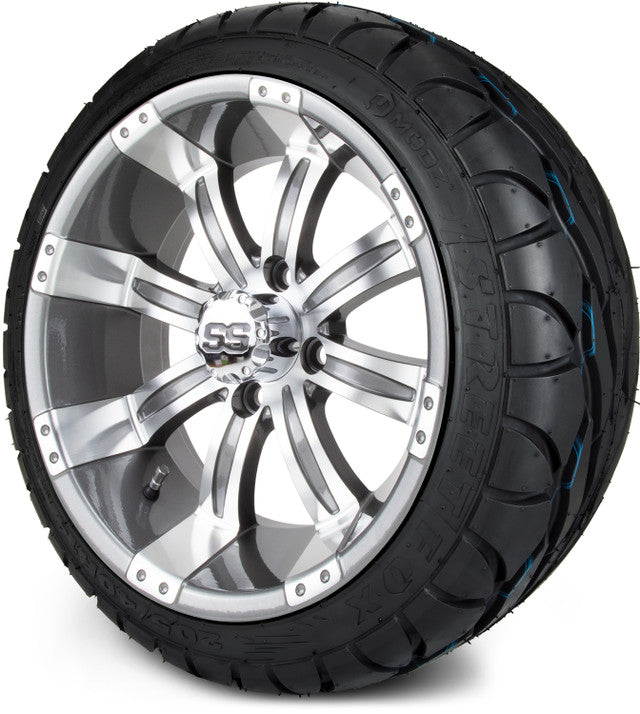 14" MODZ Tempest Gunmetal - Tire and Wheel Combo