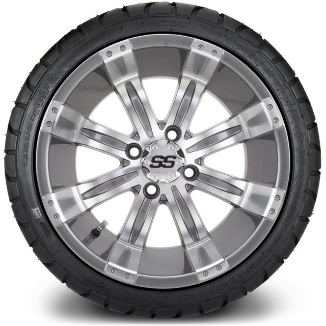 14" MODZ Tempest Gunmetal - Tire and Wheel Combo