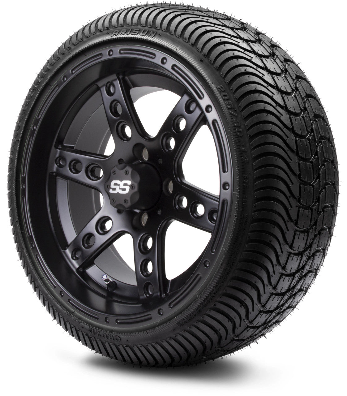 14" MODZ Reef Matte Black - Tire and Wheel Combo