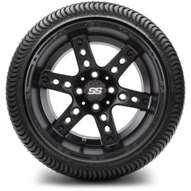 14" MODZ Reef Matte Black - Tire and Wheel Combo