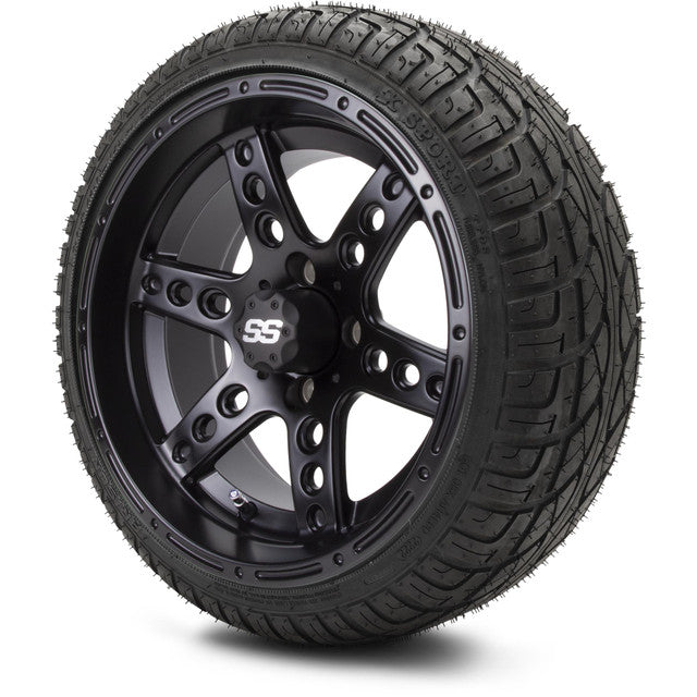 14" MODZ Reef Matte Black - Tire and Wheel Combo