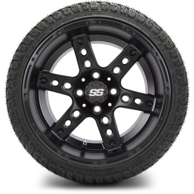 14" MODZ Reef Matte Black - Tire and Wheel Combo