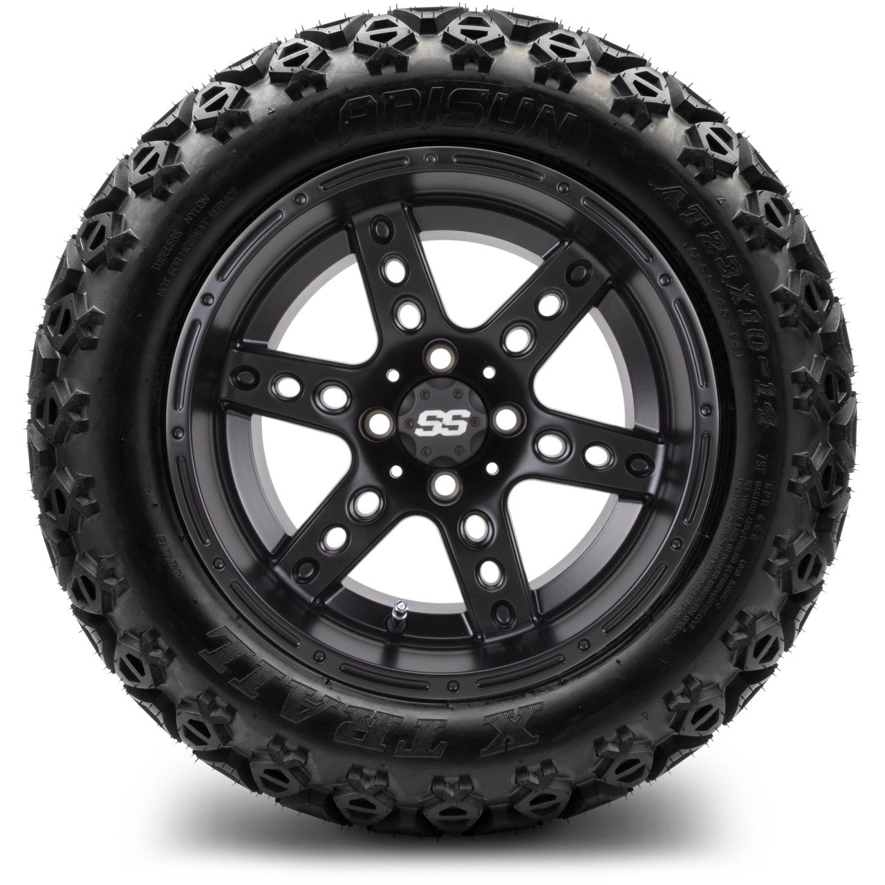 14" MODZ Reef Matte Black - Tire and Wheel Combo