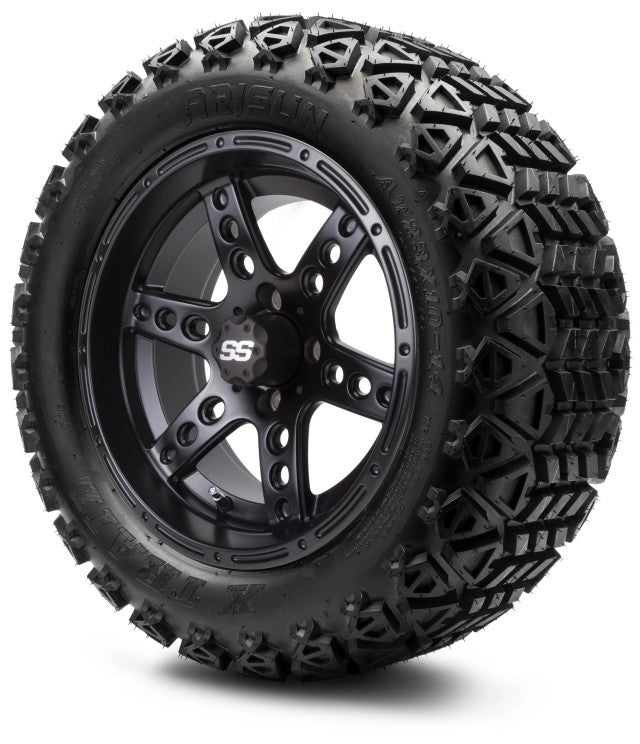 14" MODZ Reef Matte Black - Tire and Wheel Combo