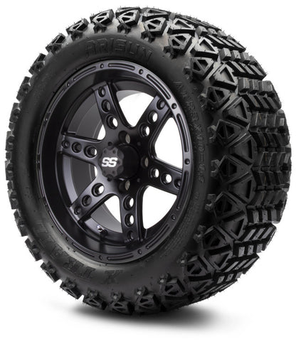 14" MODZ Reef Matte Black - Tire and Wheel Combo
