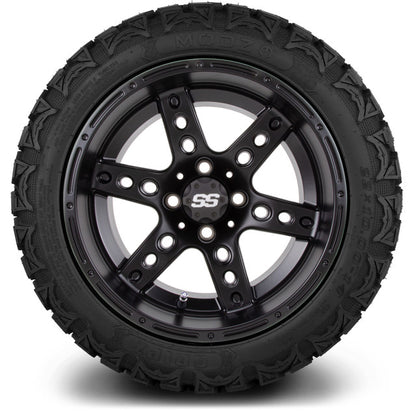 14" MODZ Reef Matte Black - Tire and Wheel Combo