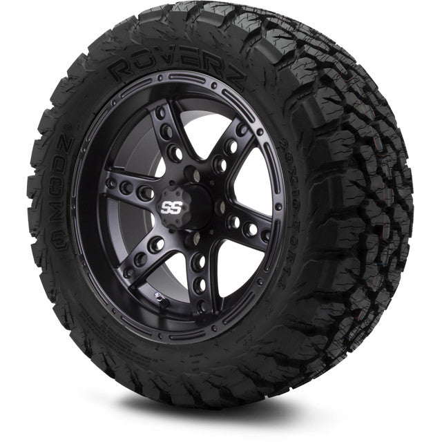 14" MODZ Reef Matte Black - Tire and Wheel Combo