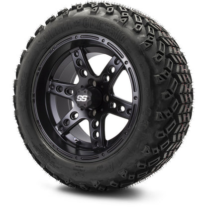 14" MODZ Reef Matte Black - Tire and Wheel Combo
