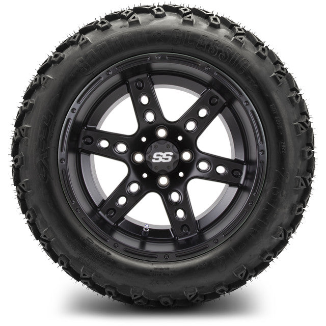 14" MODZ Reef Matte Black - Tire and Wheel Combo