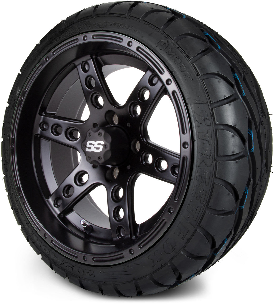 14" MODZ Reef Matte Black - Tire and Wheel Combo