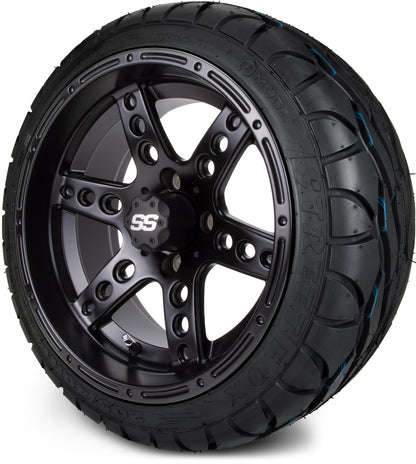 14" MODZ Reef Matte Black - Tire and Wheel Combo