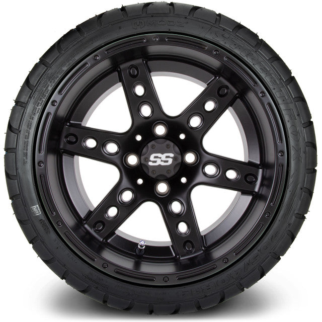 14" MODZ Reef Matte Black - Tire and Wheel Combo