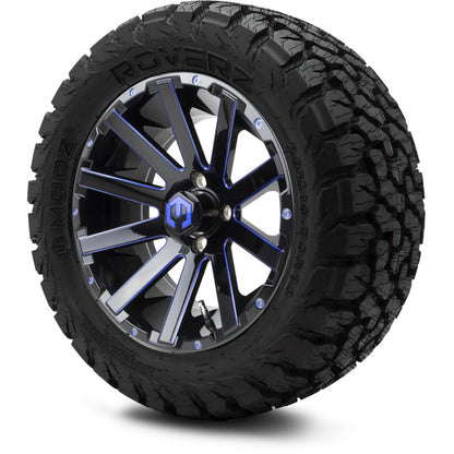 14" MODZ Mauler Blue & Black - Tire and Wheel Combo