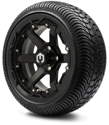 14" MODZ Gladiator Matte Black - Tire and Wheel Combo