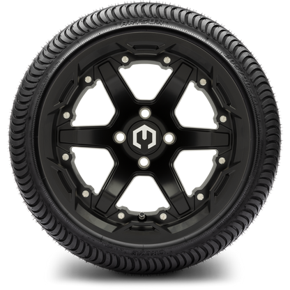 14" MODZ Gladiator Matte Black - Tire and Wheel Combo