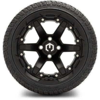 14" MODZ Gladiator Matte Black - Tire and Wheel Combo