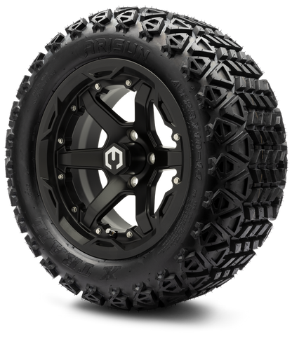 14" MODZ Gladiator Matte Black - Tire and Wheel Combo