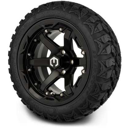 14" MODZ Gladiator Matte Black - Tire and Wheel Combo
