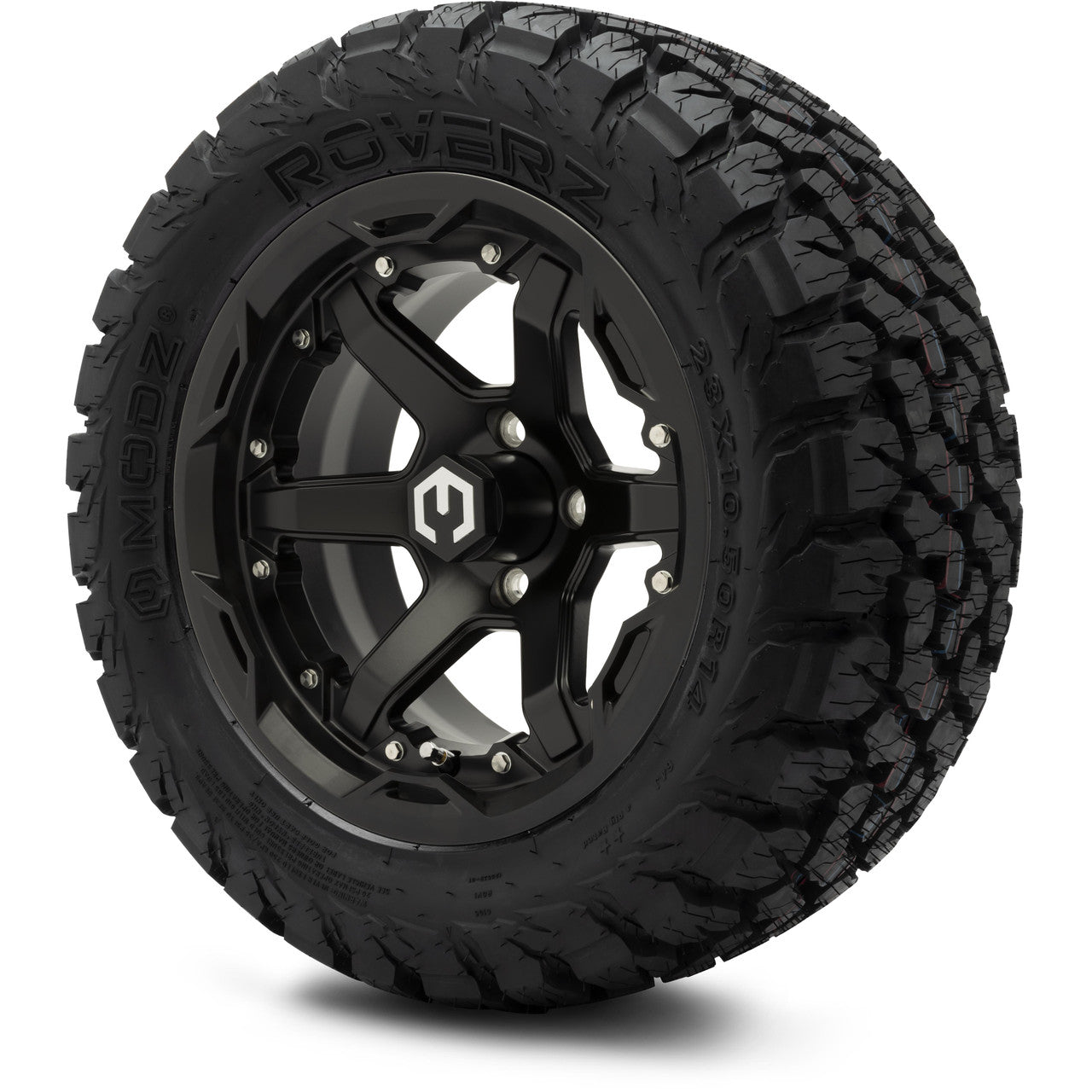 14" MODZ Gladiator Matte Black - Tire and Wheel Combo