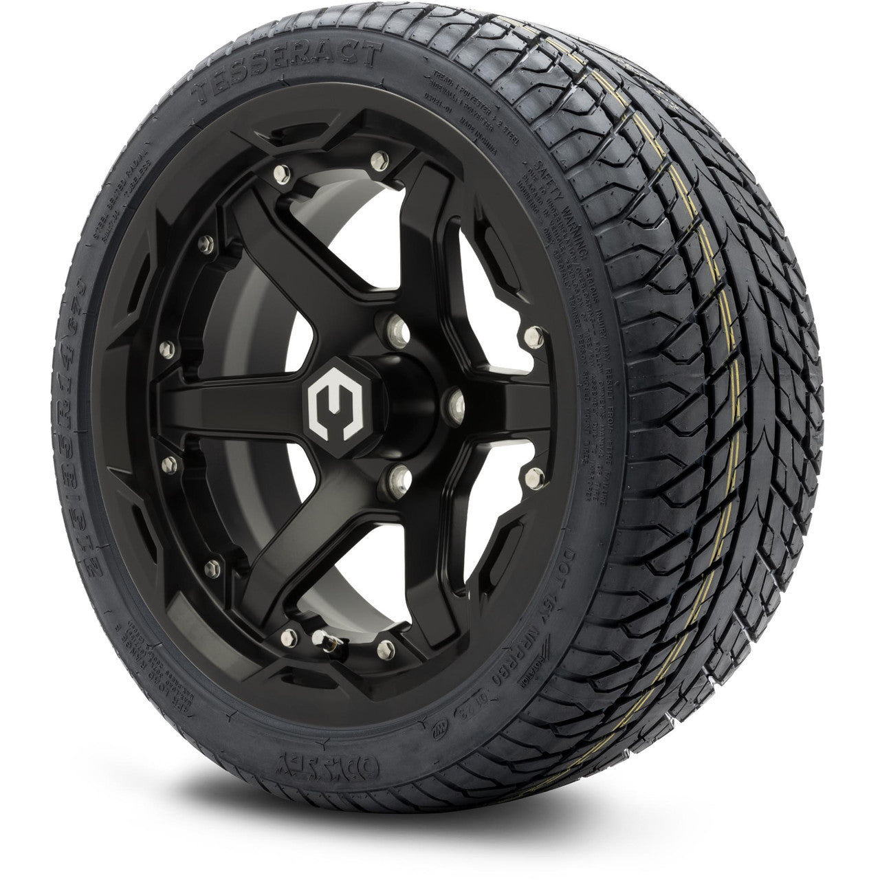 14" MODZ Gladiator Matte Black - Tire and Wheel Combo