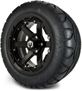 14" MODZ Gladiator Matte Black - Tire and Wheel Combo