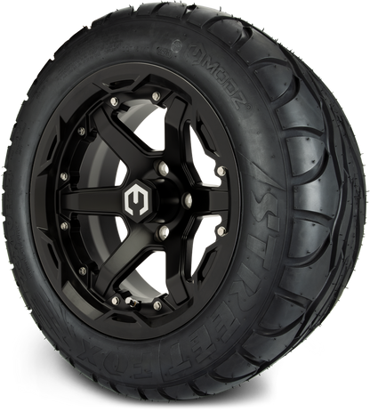 14" MODZ Gladiator Matte Black - Tire and Wheel Combo