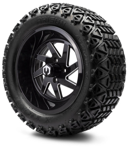 14" MODZ Fury Glossy Black - Tire and Wheel Combo
