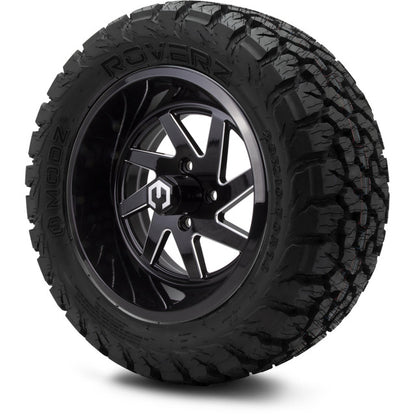 14" MODZ Fury Glossy Black - Tire and Wheel Combo