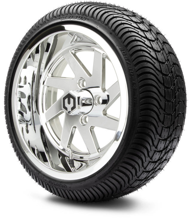 14" MODZ Fury Chrome - Tire and Wheel Combo