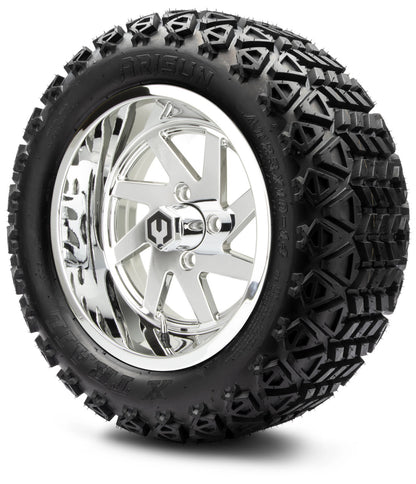 14" MODZ Fury Chrome - Tire and Wheel Combo