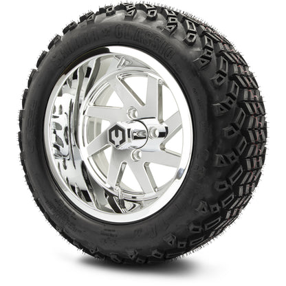 14" MODZ Fury Chrome - Tire and Wheel Combo