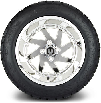 14" MODZ Fury Chrome - Tire and Wheel Combo