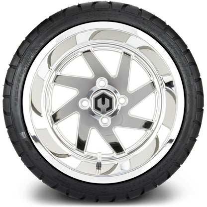 14" MODZ Fury Chrome - Tire and Wheel Combo