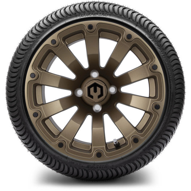 14" MODZ Bomber Matte Bronze - Tire and Wheel Combo