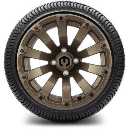14" MODZ Bomber Matte Bronze - Tire and Wheel Combo
