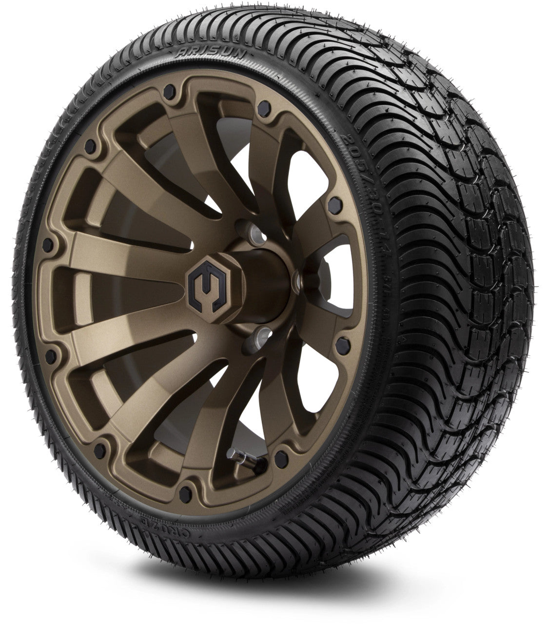 14" MODZ Bomber Matte Bronze - Tire and Wheel Combo