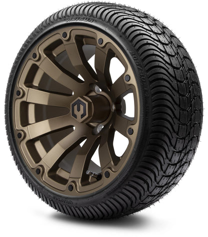 14" MODZ Bomber Matte Bronze - Tire and Wheel Combo