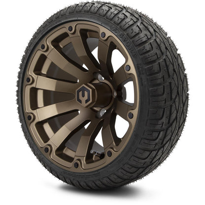 14" MODZ Bomber Matte Bronze - Tire and Wheel Combo