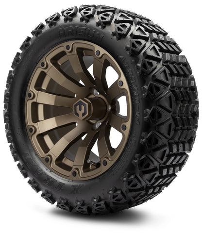 14" MODZ Bomber Matte Bronze - Tire and Wheel Combo