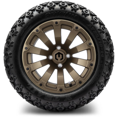 14" MODZ Bomber Matte Bronze - Tire and Wheel Combo