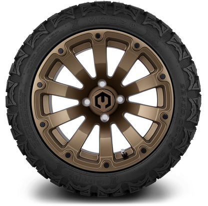 14" MODZ Bomber Matte Bronze - Tire and Wheel Combo