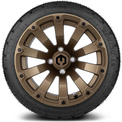 14" MODZ Bomber Matte Bronze - Tire and Wheel Combo